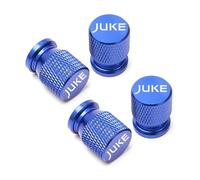 ztpato 4 Pcs Tyre Valve Caps,for Nis-san Juke Car Tyre Caps Leak-Proof Prevent oxidation Anti-corrosion Dust Valve Caps Car Accessories,E-Blue