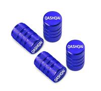ztpato 4 Pcs Tyre Valve Caps,for Nis-san QASHQAI Car Tyre Caps Leak-Proof Prevent oxidation Anti-corrosion Dust Valve Caps Car Accessories,E-Blue