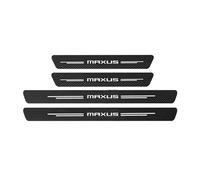 ztpato 4Pcs Carbon Fiber Car Door Threshold Stickers,for Maxus T60 T70 T90 G10 G20 G50 G90 D60 D90 V80 Welcome Pedal Decorative Strips AntiScratch Waterproof Accessories