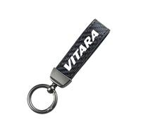 ztpato Car Key Rings,For Suzuki VITARA SWIFT SX4 carbon fiber Vehicles Auto Keyring Lanyard Key Fob Holder Swivel Rotatable Anti Lost Keychain,Black