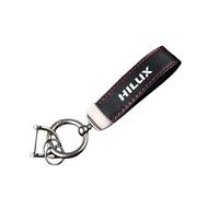 ztpato Car Key Rings,For Toyota HILUX Leather Vehicles Auto Keyring Key Ring Fob Holder Rotatable Swivel scratch-proof Lanyard Keyring
