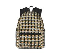 ZTPOWQA African Elephant Print Unisex Lightweight Casual Backpack Gym Travel Hiking Commutes Daily Outdoor Use