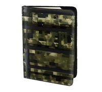 ZTPOWQA Army Digital Camouflage Print Men Women Passport Travel Document Stylish Secure Wallet Leather Case Accessory