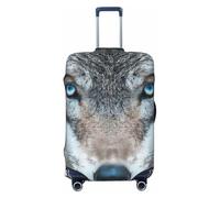 ZTPOWQA Blue Eyes Wolf Print Universal Stretchable Suitcase Cover Luggage Travel Accessory Suitcase Sleeve