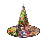 ZTPOWQA Candy Land Print Season Hat Unisex Carnival Party Aaccessory Cosplay Costume Themed Festive Headwear