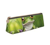 ZTPOWQA Cartoon Frog Print Teenagers Pencil Case Large Capacity High Organizer Bag School Daily Essentials