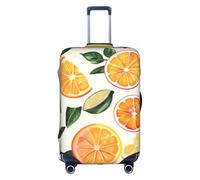 ZTPOWQA Citrus Fruit Pattern Print Decorative Travel Luggage Cover Concealed Zipper Suitcases Anti Scratch Dustproof