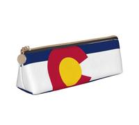 ZTPOWQA Colorado State Flag Print Teenagers Pencil Case Large Capacity High Organizer Bag School Daily Essentials