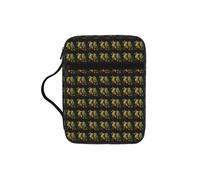 ZTPOWQA Couple Parrots Olive Print Bible Storage Bag for Men Women Pastors Waterproof Organizer Scripture Holder