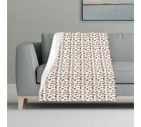 ZTPOWQA Cute Squirrel Print Soft Warm Cozy Flannel Blanket for Bed Couch Travel Camping Washable Winter Autumn