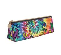 ZTPOWQA Dancing Thanksgiving Bear Print Teenagers Pencil Case Large Capacity High Organizer Bag School Daily Essentials