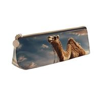 ZTPOWQA Desert Sand Camel Print Teenagers Pencil Case Large Capacity High Organizer Bag School Daily Essentials