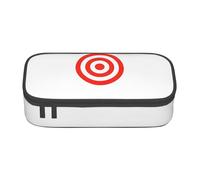 ZTPOWQA Design Target Print Pencil Case Functional Stylish Teenagers Girls Adults School College Everyday Use