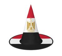 ZTPOWQA Egyptian Flag Print Season Hat Unisex Carnival Party Aaccessory Cosplay Costume Themed Festive Headwear