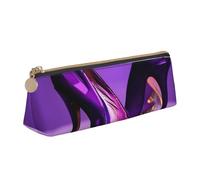 ZTPOWQA Elegant Purple High Heels with Lipstick Print Teenagers Pencil Case Large Capacity High Organizer Bag School Daily Essentials
