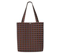ZTPOWQA Embroidery Colorful Butterfly Print Canvas Shoulder Bag Large Capacity Tote Shopping Everyday Use Weekend Adventures