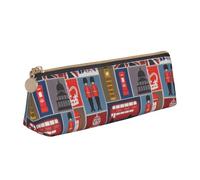 ZTPOWQA England Symbols Print Teenagers Pencil Case Large Capacity High Organizer Bag School Daily Essentials