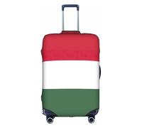 ZTPOWQA Flag of Hungary Print Decorative Travel Luggage Cover Concealed Zipper Suitcases Anti Scratch Dustproof