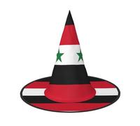ZTPOWQA Flag Of The Syrian Arab Republic Print Season Hat Unisex Carnival Party Aaccessory Cosplay Costume Themed Festive Headwear