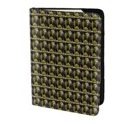 ZTPOWQA Flying Eagle Print Men Women Passport Travel Document Stylish Secure Wallet Leather Case Accessory