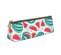 ZTPOWQA Fruits Watermelon Print Teenagers Pencil Case Large Capacity High Organizer Bag School Daily Essentials
