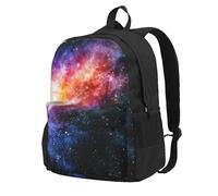 ZTPOWQA Galaxy In The Universe Print Adult Backpack Water-Resistant Lightweight Commuters Outdoor Adventurers Picnics