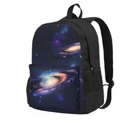 ZTPOWQA Galaxy In The Universe Print Adult Backpack Water-Resistant Lightweight Commuters Outdoor Adventurers Picnics