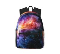 ZTPOWQA Galaxy In The Universe Print Unisex Lightweight Casual Backpack Gym Travel Hiking Commutes Daily Outdoor Use