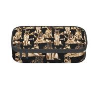ZTPOWQA German Shepherd Dog Print Pencil Case Functional Stylish Teenagers Girls Adults School College Everyday Use