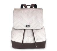 ZTPOWQA Glittery Pretty Pattern Print Stylish Women'S Leather Backpack Travel Bag For Ladies Adjustable Straps Multiple