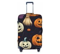 ZTPOWQA Halloween Pumpkin Patterns Print Universal Stretchable Suitcase Cover Luggage Travel Accessory Suitcase Sleeve