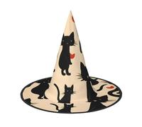 ZTPOWQA Happy Walking Kitty Print Season Hat Unisex Carnival Party Aaccessory Cosplay Costume Themed Festive Headwear