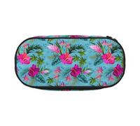 ZTPOWQA Hello Hawaii Print Fashionable Pencil Case Functional Pen Pouch School Travel Office Use Convenience