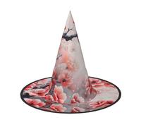 ZTPOWQA Japanese Cherry Flowers Print Season Hat Unisex Carnival Party Aaccessory Cosplay Costume Themed Festive Headwear