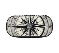 ZTPOWQA Law of The Compass Navigation 1 Print Fashionable Pencil Case Functional Pen Pouch School Travel Office Use Convenience