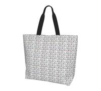 ZTPOWQA Llama Alpaca Cactus Print Large Capacity Shoulder Bag Unisex Lightweight Tote Casual Outings Daily Travel
