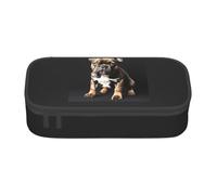 ZTPOWQA Long Ears French Bulldog Print Pencil Case Functional Stylish Teenagers Girls Adults School College Everyday Use