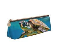ZTPOWQA Lord Howe Island Sea Turtle Print Teenagers Pencil Case Large Capacity High Organizer Bag School Daily Essentials