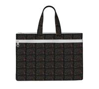 ZTPOWQA Math Formula Print Foldable Canvas Tote File Bag Document Office Travel Business Meetings Storage Bags