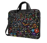 ZTPOWQA Math Formula Print Stylish Laptop Bag Portable Single-Shoulder Bags For Office Business Daily Commute