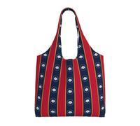 ZTPOWQA Mississippi State Flag Print Extra-Large Canvas Tote Bag Eco-Friendly Shoulder Bags Shopping Travel Daily Handbag