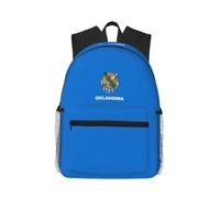 ZTPOWQA Oklahoma State Flag Print Unisex Lightweight Casual Backpack Gym Travel Hiking Commutes Daily Outdoor Use