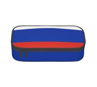 ZTPOWQA Russian Flag Print Pencil Case Functional Stylish Teenagers Girls Adults School College Everyday Use