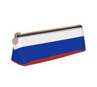 ZTPOWQA Russian Flag Print Teenagers Pencil Case Large Capacity High Organizer Bag School Daily Essentials