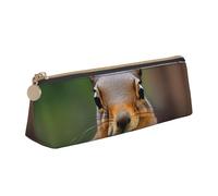 ZTPOWQA Squirrel Funny Animal Print Teenagers Pencil Case Large Capacity High Organizer Bag School Daily Essentials
