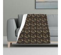 ZTPOWQA Steampunk Gears Print Soft Warm Cozy Flannel Blanket for Bed Couch Travel Camping Washable Winter Autumn