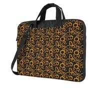 ZTPOWQA Sunflower Blooming Flowers Plants Print Stylish Laptop Bag Portable Single-Shoulder Bags For Office Business Daily Commute