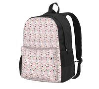 ZTPOWQA Sweet Ice Cream Print Adult Backpack Water-Resistant Lightweight Commuters Outdoor Adventurers Picnics
