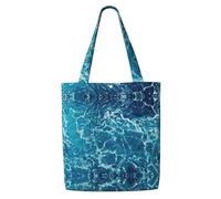 ZTPOWQA Tropical Ocean Beach Theme Print Canvas Shoulder Bag Large Capacity Tote Shopping Everyday Use Weekend Adventures