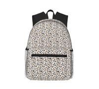 ZTPOWQA Trotting Flat Coated Retrievers Paw Print Unisex Lightweight Casual Backpack Gym Travel Hiking Commutes Daily Outdoor Use